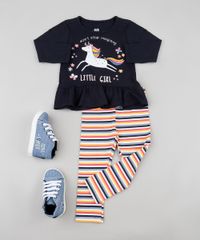 Conjunto-Infantil-de-Blusa-Unicornio-Manga-Longa-Azul-Marinho---Calca-Legging-Listrada-Multicor-9927031-Multicor_3