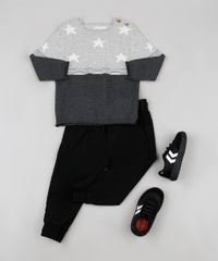 Sueter-Infantil-em-Trico-com-Estrelas-Cinza-Mescla-9799476-Cinza_Mescla_3