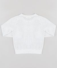 Cardigan-Infantil-Listrado-em-Trico-com-Lurex-Branco-9794864-Branco_2