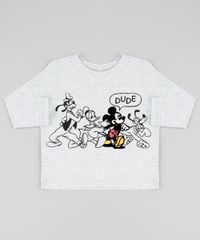 Camiseta-Infantil-Mickey-Mouse-Manga-Longa-Cinza-Mescla-Claro-9640556-Cinza_Mescla_Claro_1