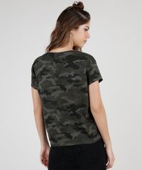 Blusa-Feminina-Estampada-Camuflada-Manga-Curta-Decote-Redondo-Verde-Militar-9257467-Verde_Militar_2