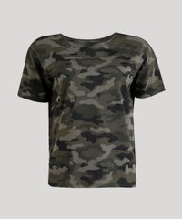 Blusa-Feminina-Estampada-Camuflada-Manga-Curta-Decote-Redondo-Verde-Militar-9257467-Verde_Militar_5