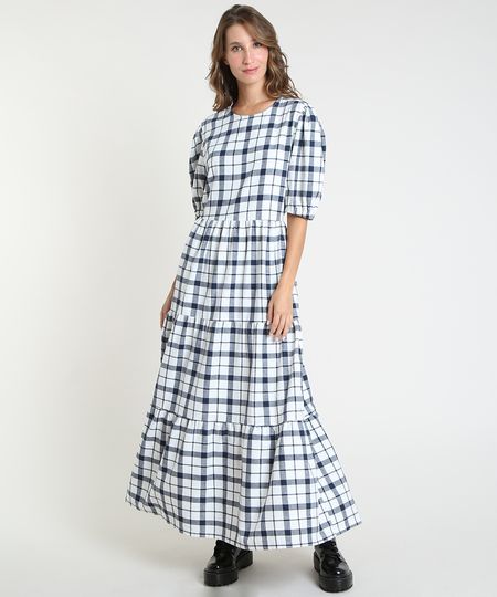 Vestido-Feminino-Mindset-Longo-Estampado-Xadrez-com-Recortes-Manga-Bufante-Branco-9947040-Branco_1 Vestido-Feminino-Mindset-Longo-Estampado-Xadrez-com-Recortes-Manga-Bufante-Branco-9947040-Branco_1