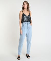 Calca-Jeans-Feminina-Mindset-Carrot-Cintura-Super-Alta-com-Pregas-Azul-Claro-9947044-Azul_Claro_3