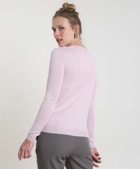 Sueter-Feminino-Basico-em-Trico-com-Perolas-Decote-Redondo--Rosa-9804202-Rosa_2