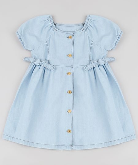Vestido-Jeans-Infantil-com-No-e-Botoes-Manga-Curta-Azul-Claro-9894185-Azul_Claro_1 Vestido-Jeans-Infantil-com-No-e-Botoes-Manga-Curta-Azul-Claro-9894185-Azul_Claro_1