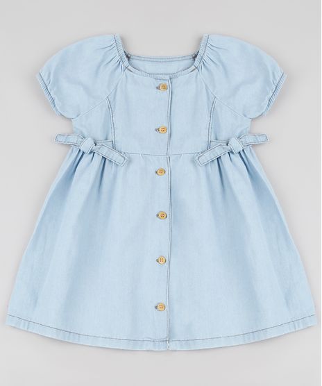 Vestido-Jeans-Infantil-com-No-e-Botoes-Manga-Curta-Azul-Claro-9894185-Azul_Claro_1