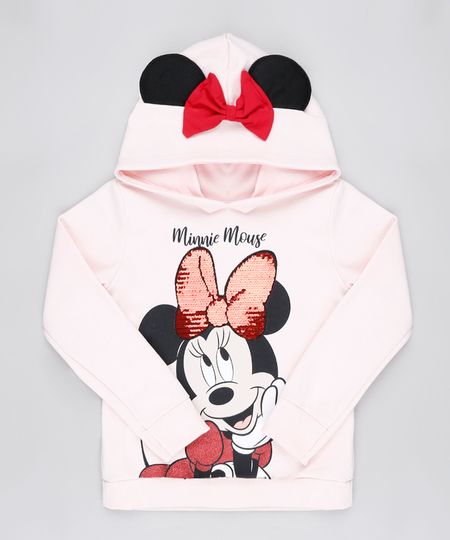 Blusao-Infantil-Minnie-com-Paete-Dupla-Face-e-Capuz-em-Moletom-Felpado-Rosa-Claro-9912445-Rosa_Claro_1