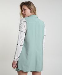Colete-Feminino-Longo-Alfaiatado-com-Bolsos-Verde-Claro-9840789-Verde_Claro_2