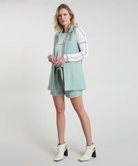 Colete-Feminino-Longo-Alfaiatado-com-Bolsos-Verde-Claro-9840789-Verde_Claro_3