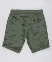 Bermuda-Infantil-Estampada-de-Dinossauros-em-Moletom-com-Bolsos-Verde-Militar-9898913-Verde_Militar_2