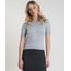 Blusa-Feminina-Basica-com-Aviamento-Metalico-Manga-Curta-Decote-Redondo-Cinza-Mescla-9804203-Cinza_Mescla_1