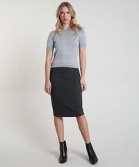 Blusa-Feminina-Basica-com-Aviamento-Metalico-Manga-Curta-Decote-Redondo-Cinza-Mescla-9804203-Cinza_Mescla_3