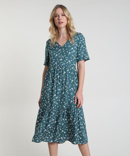 Vestido-Feminino-Midi-Estampado-Floral-Manga-Curta-Verde-Escuro-9906003-Verde_Escuro_1 Vestido-Feminino-Midi-Estampado-Floral-Manga-Curta-Verde-Escuro-9906003-Verde_Escuro_1
