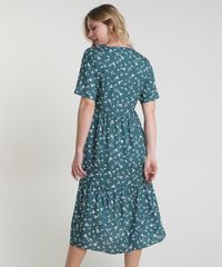 Vestido-Feminino-Midi-Estampado-Floral-Manga-Curta-Verde-Escuro-9906003-Verde_Escuro_2