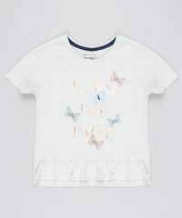 Blusa-Infantil-Borboletas--Turn-the-Page--com-Babado-Manga-Curta-Cinza-Mescla-Claro-9912441-Cinza_Mescla_Claro_1