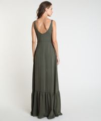 Vestido-Feminino-Mindset-Longo-com-Recorte-Alca-Media-Verde-Militar-9946228-Verde_Militar_2