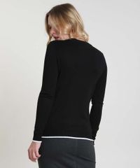 Sueter-Feminino-Basico-em-Trico-com-Perolas-Decote-Redondo--Preto-9804204-Preto_2