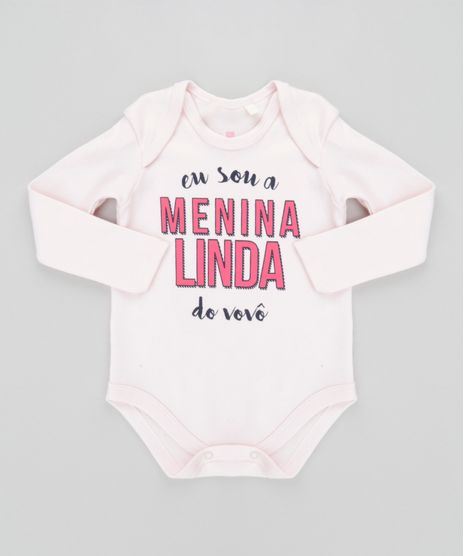 Body--Eu-Sou-A-Menina-Linda-da-Vovo--Rosa-Claro-8626637-Rosa_Claro_1