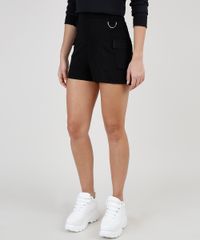 Short-Feminino-Cargo-Cintura-Super-Alta-com-Argola-Preto-9884452-Preto_1