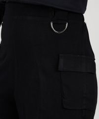 Short-Feminino-Cargo-Cintura-Super-Alta-com-Argola-Preto-9884452-Preto_4