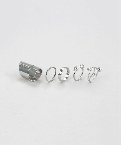 Kit-de-5-Aneis-Prateado-8566799-Prateado_1