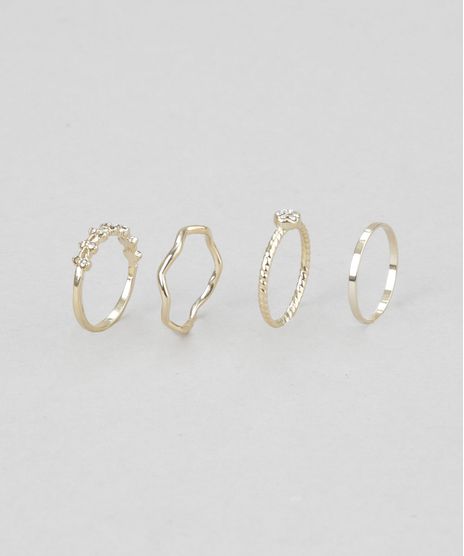 Kit-de-4-Aneis-Dourado-8626292-Dourado_1