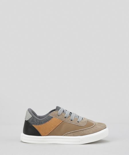 Tenis-com-Suede-Kaki-8644007-Kaki_1 Tenis-com-Suede-Kaki-8644007-Kaki_1
