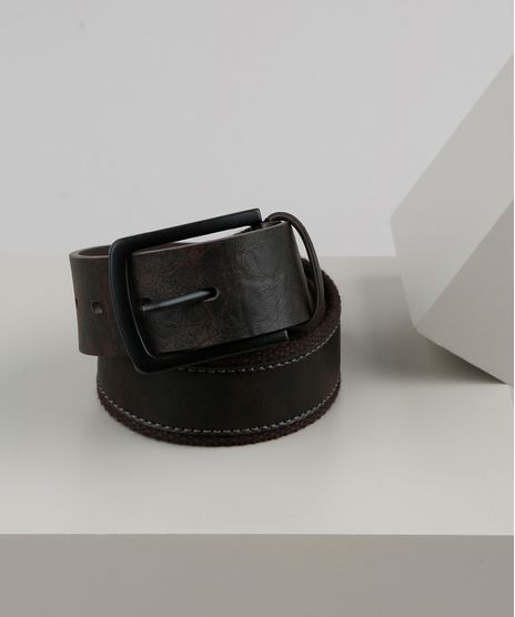 Cinto-Masculino-em-Cadarco-com-Recorte-Marrom-Escuro-8354284-Marrom_Escuro_1