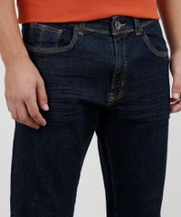 Calca-Jeans-Masculina-Reta-com-Bolsos-Azul-Escuro-9776593-Azul_Escuro_2