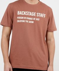 Camiseta-Masculina--Backstage-Staff--Manga-Curta-Gola-Careca-Marrom-9939701-Marrom_4