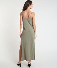 Vestido-Slip-Dress-Feminino-Mindset-Longo-com-Fenda-Alca-Fina-Gola-Degage-Verde-Militar-9946474-Verde_Militar_2