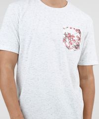 Camiseta-Masculina-com-Bolso-Estampado-Floral-Manga-Curta-Gola-Careca-Off-White-9875599-Off_White_4