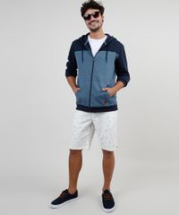 Blusao-Masculino-em-Moletom-Felpado-com-Recorte-e-Capuz-Azul-Marinho-9830105-Azul_Marinho_3