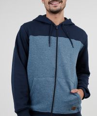 Blusao-Masculino-em-Moletom-Felpado-com-Recorte-e-Capuz-Azul-Marinho-9830105-Azul_Marinho_4