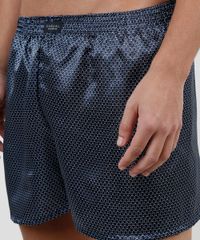Samba-Cancao-Masculina-Acetinada-Estampada-Mini-Print-Geometrica-Azul-Escuro-9908001-Azul_Escuro_3