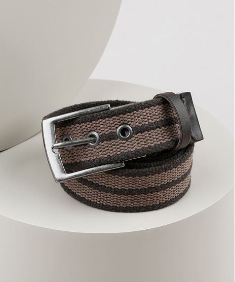 Cinto-Masculino-Dupla-Face-Listrado-em-Cadarco-Marrom-Escuro-9905159-Marrom_Escuro_1