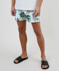 Short-Masculino-Estampado-de-Folhagem-com-Cordao-e-Bolsos-Off-White-9867072-Off_White_1