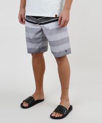 Bermuda-Surf-Masculina-Listrada-com-Cordao-e-Bolsos-Cinza-9882333-Cinza_1
