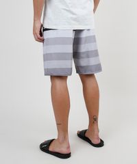 Bermuda-Surf-Masculina-Listrada-com-Cordao-e-Bolsos-Cinza-9882333-Cinza_4