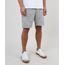 Bermuda-Masculina-Relaxed-Listrada-em-Moletom-com-Cordao-e-Bolsos-Cinza-Mescla-Claro-9880153-Cinza_Mescla_Claro_1