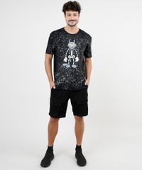 Camiseta-Masculina-Bola-de-Neve-Os-Simpsons-Manga-Curta-Gola-Careca-Preta-9875264-Preto_3