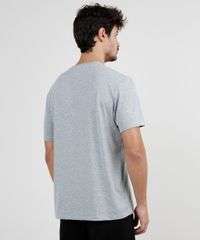 Camiseta-Masculina-Homer-Simpson-no-Arbusto-Manga-Curta-Gola-Careca-Cinza-Mescla-9884875-Cinza_Mescla_2