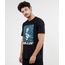 Camiseta-Masculina-Olaf-Frozen-Manga-Curta-Gola-Careca-Preta-9933764-Preto_1