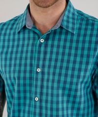 Camisa-Slim-Xadrez-em-Algodao---Sustentavel--Verde-8454839-Verde_4