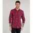Camisa-Slim-Xadrez-em-Algodao---Sustentavel--Vermelha-8454883-Vermelho_1