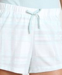 Pijama-Feminino-Canelado-Xadrez-Alca-Media-Verde-Claro-9867315-Verde_Claro_4