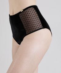 Calcinha-Hot-Pant-Joulik-em-Veludo-Preta-8628180-Preto_1
