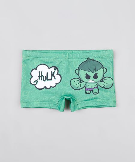 Sunga-Infantil-Boxer-Hulk-com-Protecao-UV50--Verde-9889239-Verde_1