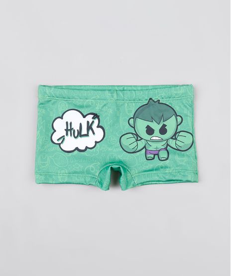 Sunga-Infantil-Boxer-Hulk-com-Protecao-UV50--Verde-9889239-Verde_1